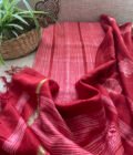 Nakshatra | حرفي | नक्षत्र : Mukaish worked Shibori on Maheshwari Silk Salwars