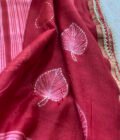 Nakshatra | حرفي | नक्षत्र : Mukaish worked Shibori on Maheshwari Silk Salwars - Image 4