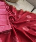 Nakshatra | حرفي | नक्षत्र : Mukaish worked Shibori on Maheshwari Silk Salwars - Image 2