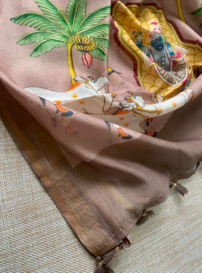 Manjul | منجول | मंजुल : Pure Chanderi Silk Salwar Kameez by Ikhtirah