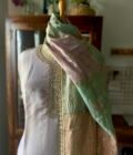 Utsav |  وليمة | उत्सव : Shimmery Tissue Salwar by Ikhtirah