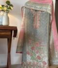 Breezy Shimmer Muslin Floral Salwar by Ikhtirah - Image 2
