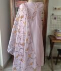 Hoor – Luxury Pure Soft Chanderi Cotton Handworked and Embroidered Salwar Kameez Set by Ikhtirah (Lavender) - Image 3