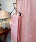 Sukoon | सुकून | سكون : Embroidered Pastel Cotton Checked Salwars by Ikhtirah (Pink) - Image 8