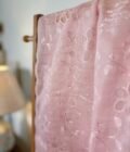 Sukoon | सुकून | سكون : Embroidered Pastel Cotton Checked Salwars by Ikhtirah (Pink) - Image 7