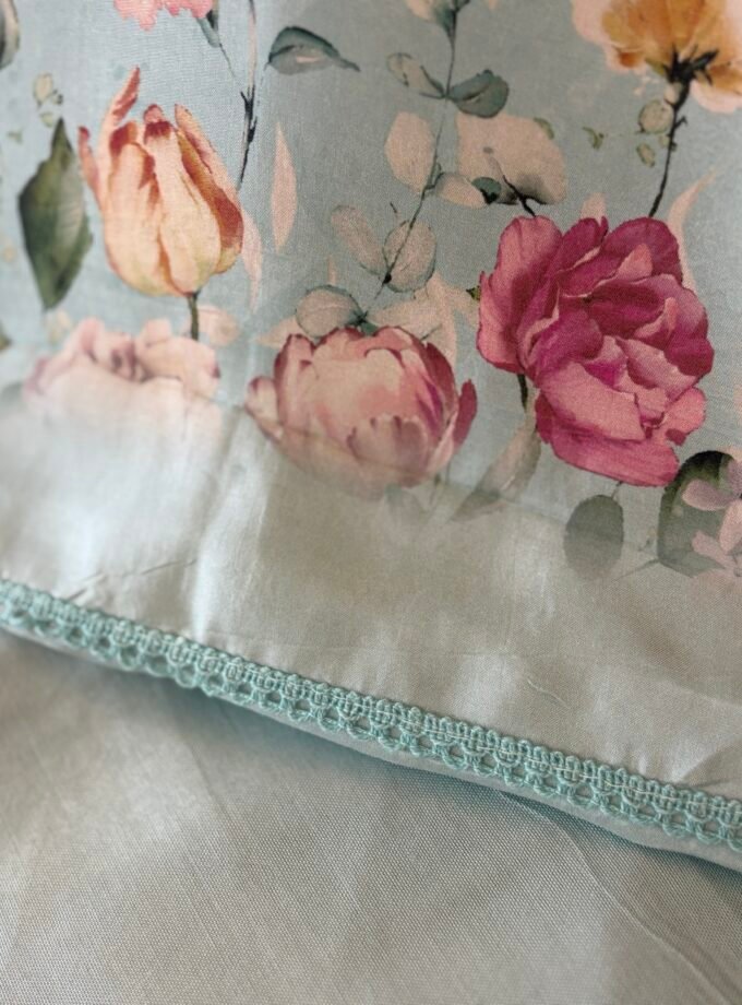 Breezy Pure Crepe Floral Salwars by Ikhtirah