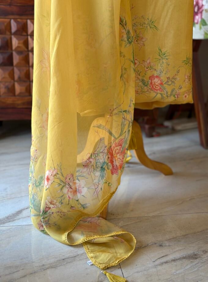 Breezy Pure Crepe Floral Salwars by Ikhtirah