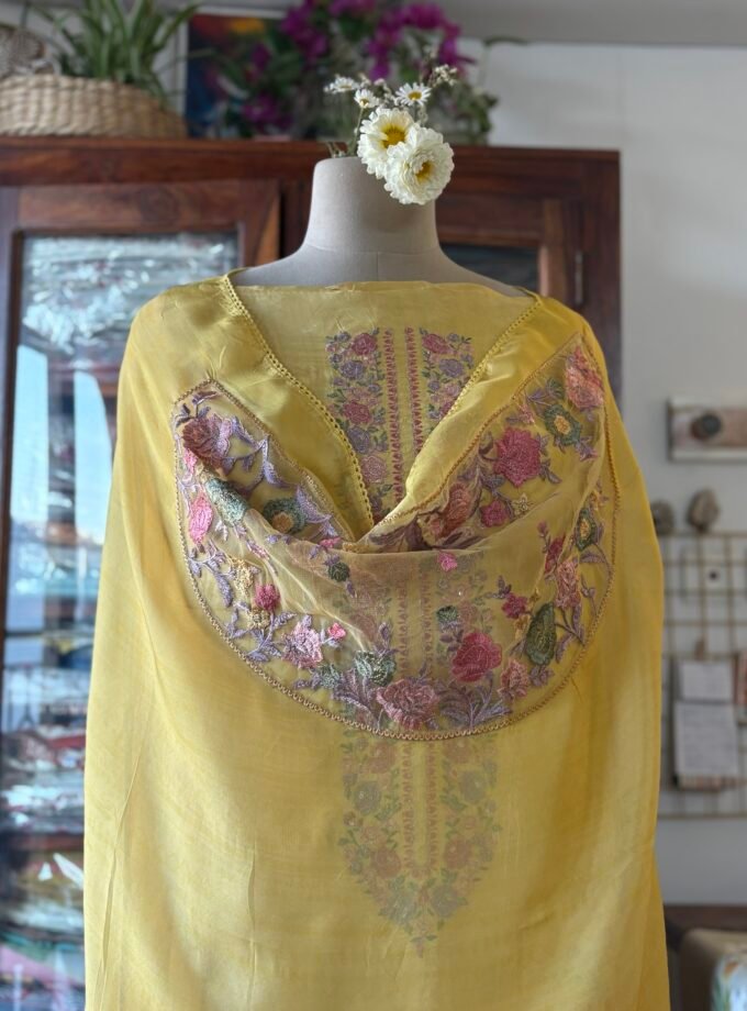 Breezy Pure Crepe Floral Salwars by Ikhtirah