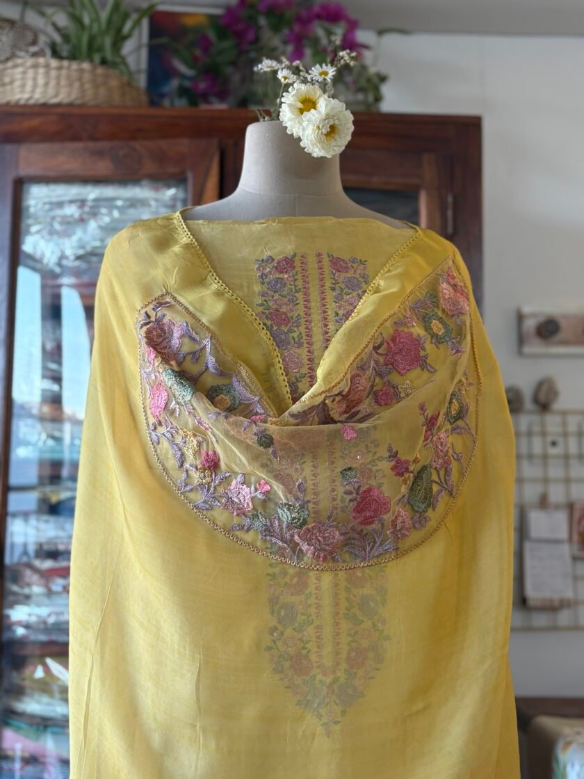 Breezy Pure Crepe Floral Salwars by Ikhtirah - Image 9