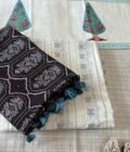 Handblock Cotton Duppatta - Woven Pure Cotton Kurta Fabric by Ikhtirah