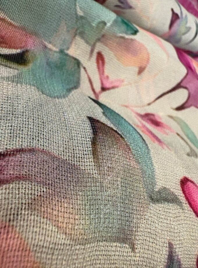 Soft Floral Burberry Cotton Salwar Set by Ikhtirah