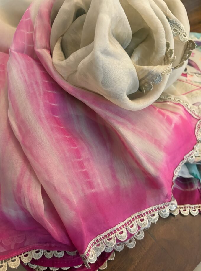 Soft Floral Burberry Cotton Salwar Set by Ikhtirah