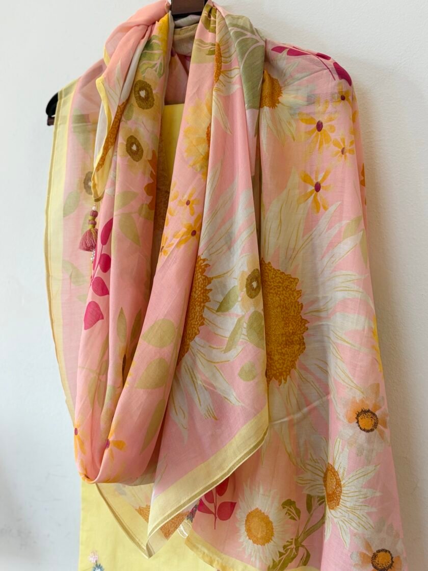 Embroidered Pure Cotton Designer Salwars by Ikhtirah - Image 2