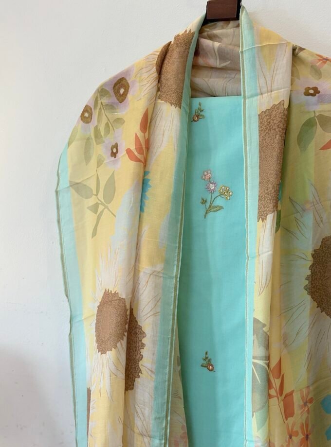 Embroidered Pure Cotton Designer Salwars by Ikhtirah