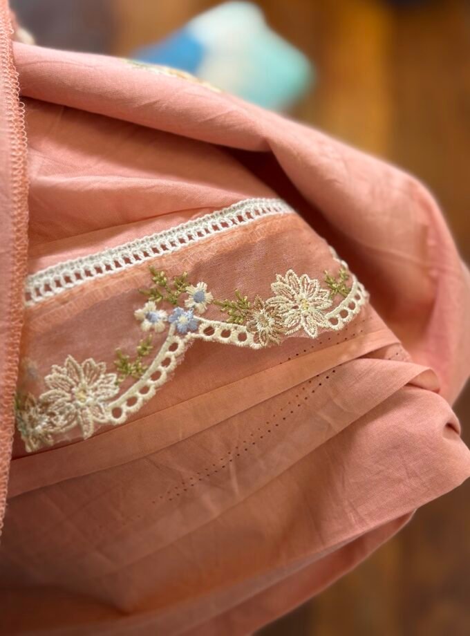 Embroidered Pure Cotton Designer Salwars by Ikhtirah
