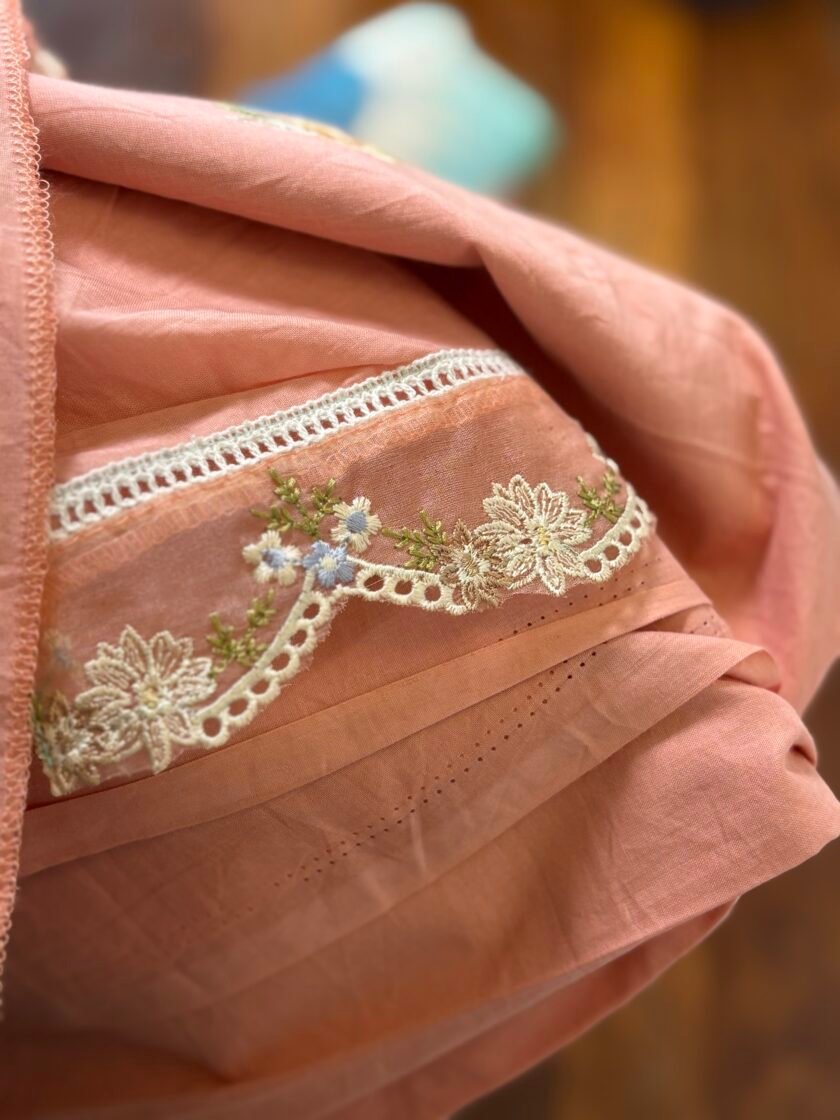 Embroidered Pure Cotton Designer Salwars by Ikhtirah - Image 6