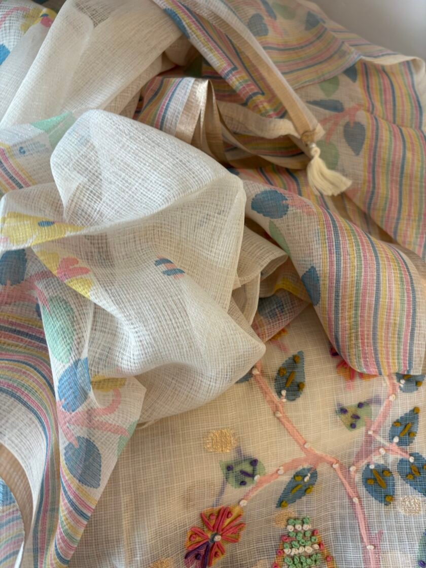 Hand Embroidered Kota Salwar by Ikhtirah - Image 3