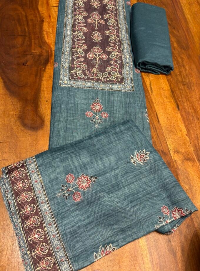 Hand Kantha on Chanderi Cotton Salwars by Ikhtirah