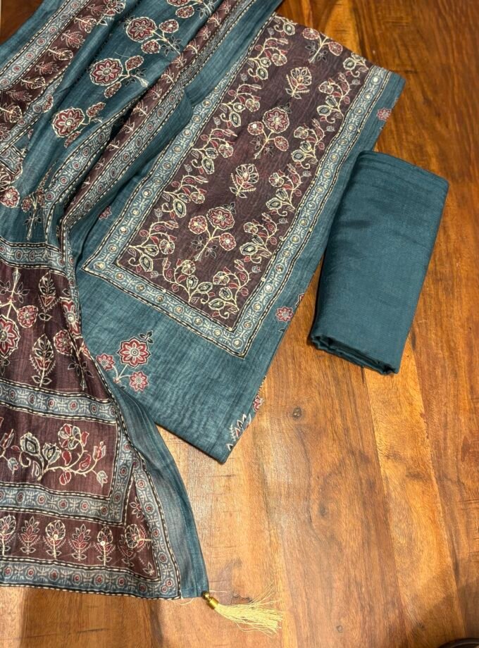 Hand Kantha on Chanderi Cotton Salwars by Ikhtirah