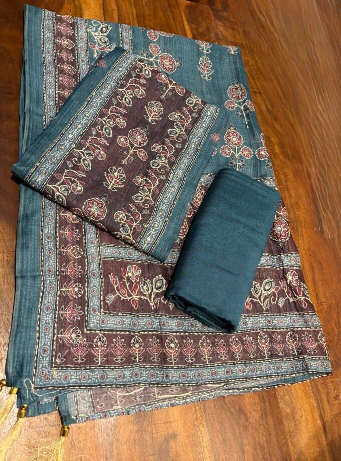 Hand Kantha on Chanderi Cotton Salwars by Ikhtirah