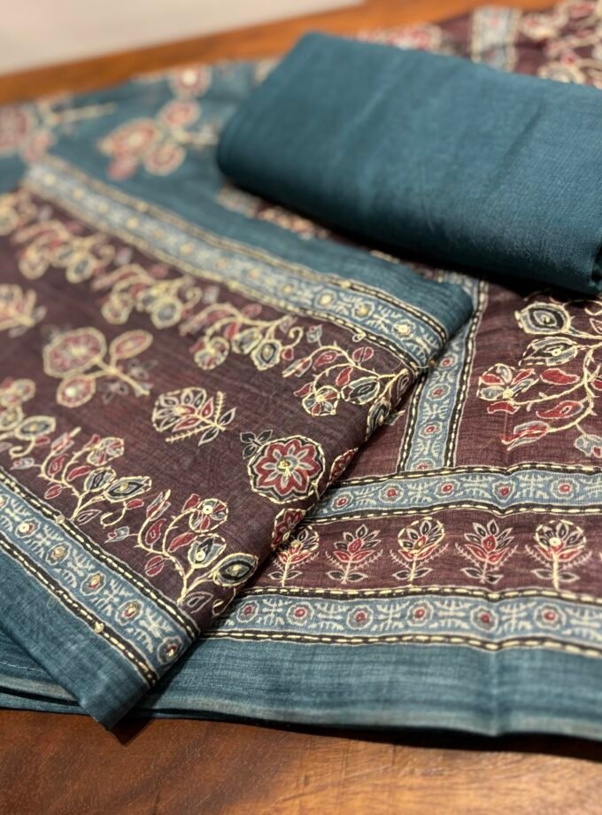 Hand Kantha on Chanderi Cotton Salwars by Ikhtirah