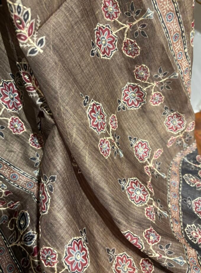 Hand Kantha on Chanderi Cotton Salwars by Ikhtirah