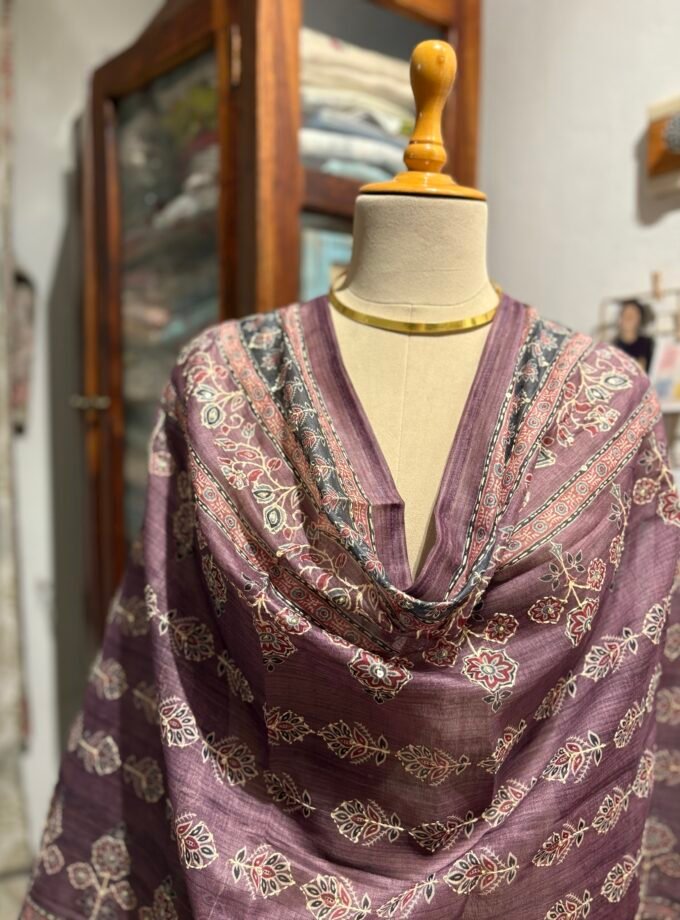 Hand Kantha on Chanderi Cotton Salwars by Ikhtirah