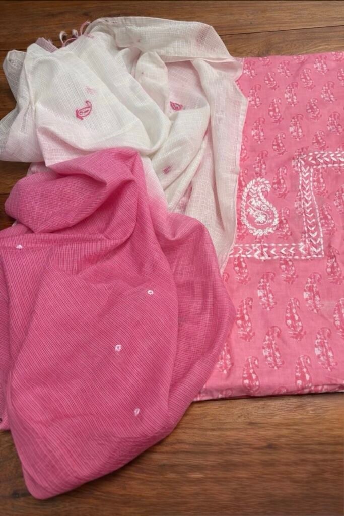 Hand Embroidered Pure Cotton Salwar by Ikhtirah
