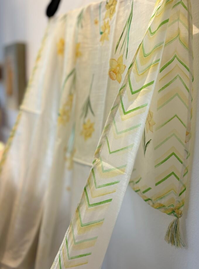 Breezy Muslin With hand highlighted Salwar by Ikhtirah