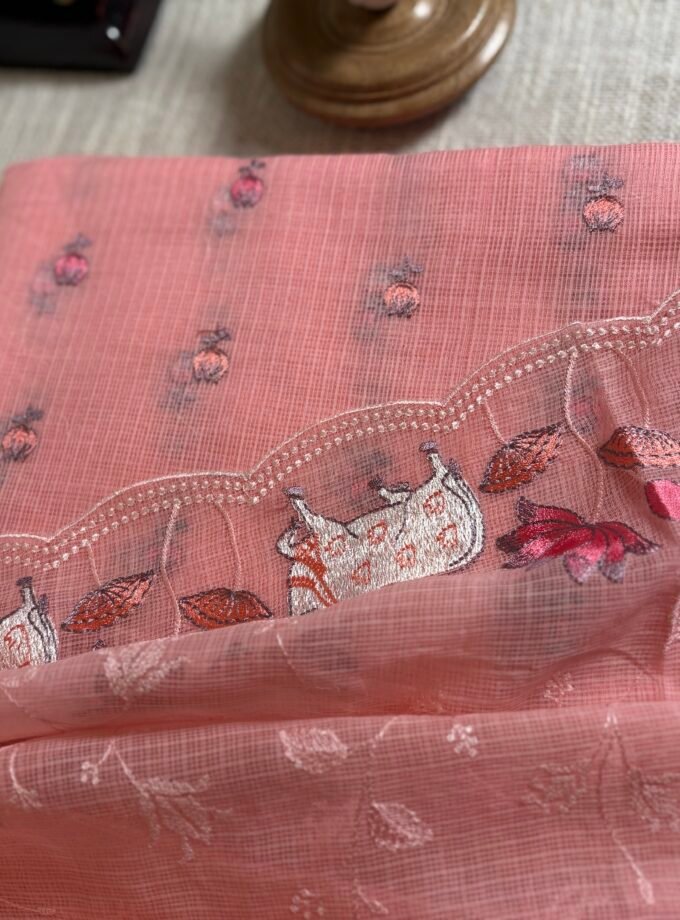 Pichwai Embroidered Pure Soft Cotton Kota Salwar by Ikhtirah