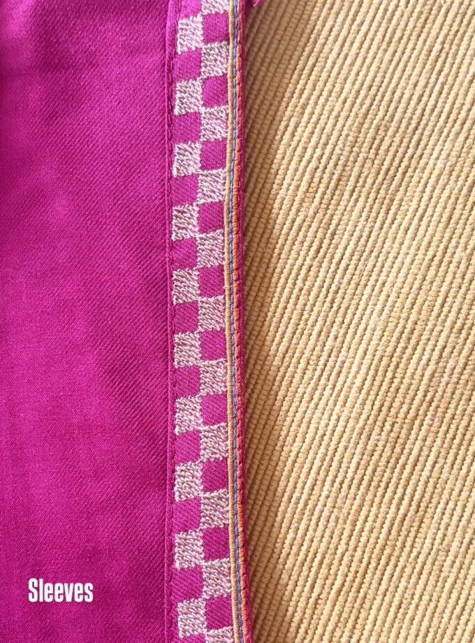 Woollen Woven Salwars with Reversible Shawl by Ikhtirah (Pink)