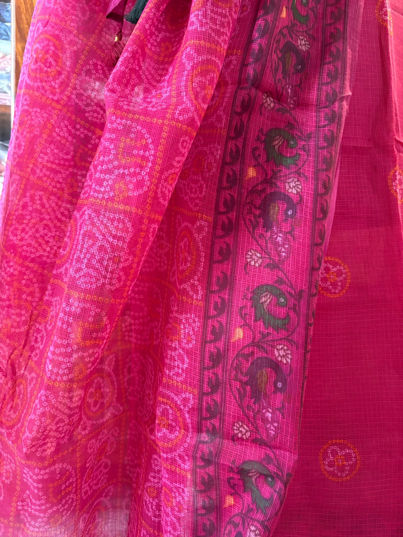 Pure Cotton Kota by Kota Patola-Bandhej inspired Salwars by Ikhtirah - Image 3