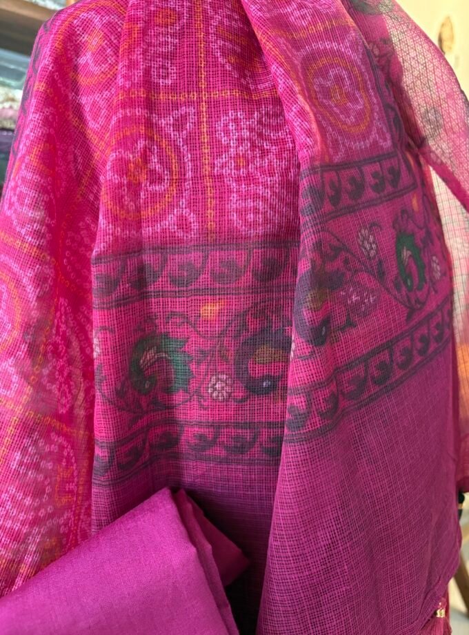 Pure Cotton Kota by Kota Patola-Bandhej inspired Salwars by Ikhtirah