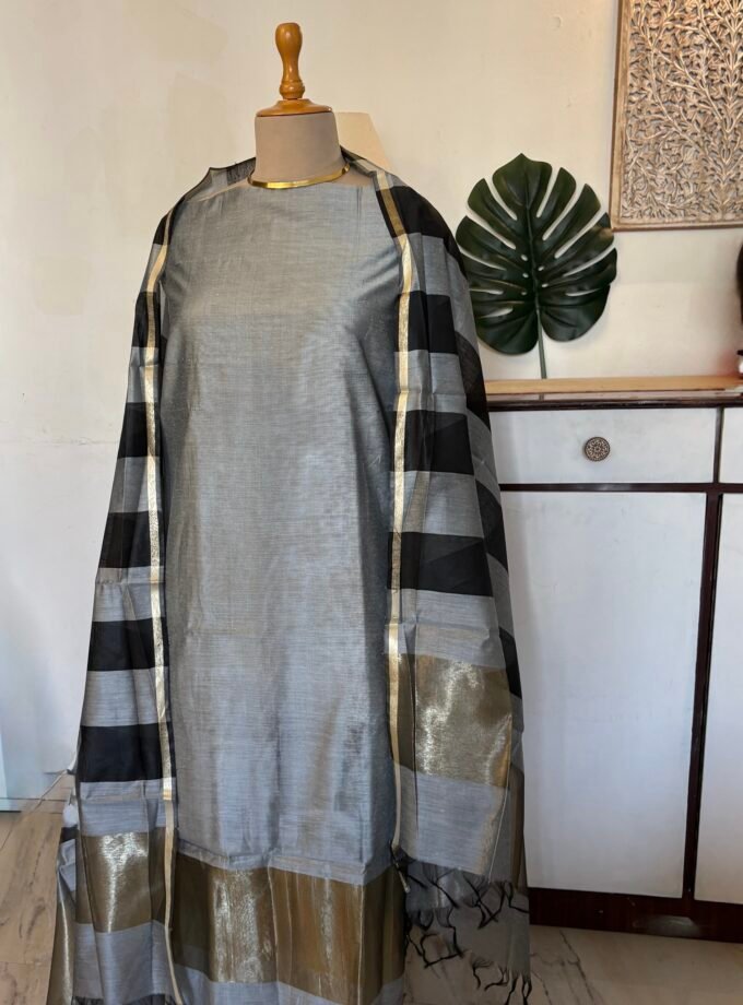 Dola Chanderi Salwars by Ikhtirah