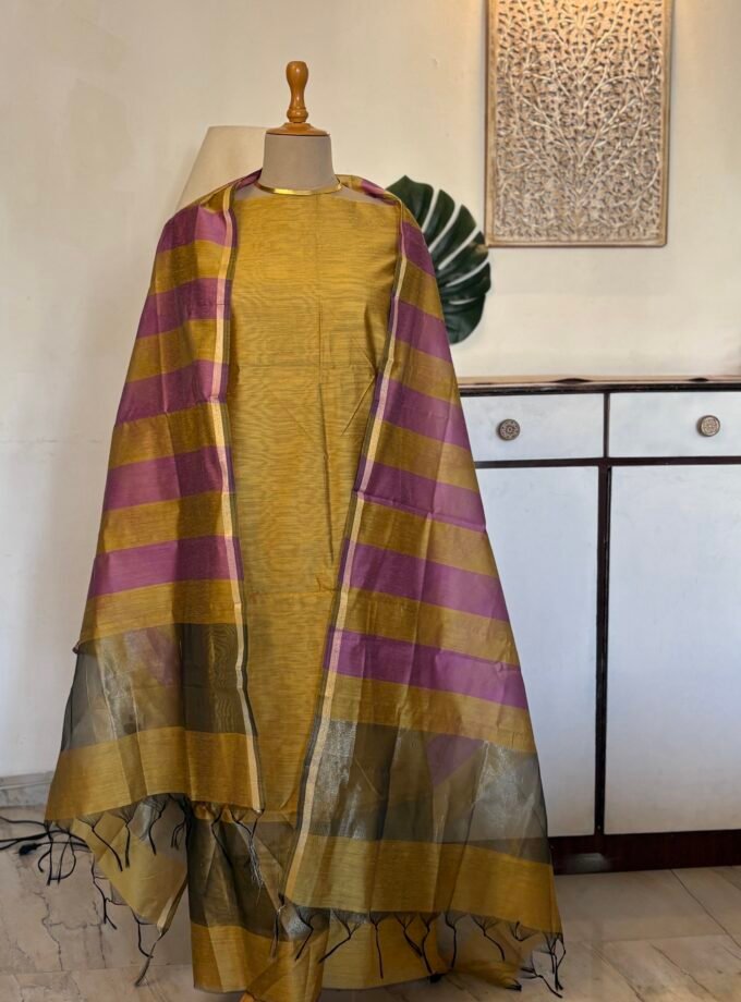 Dola Chanderi Salwars by Ikhtirah