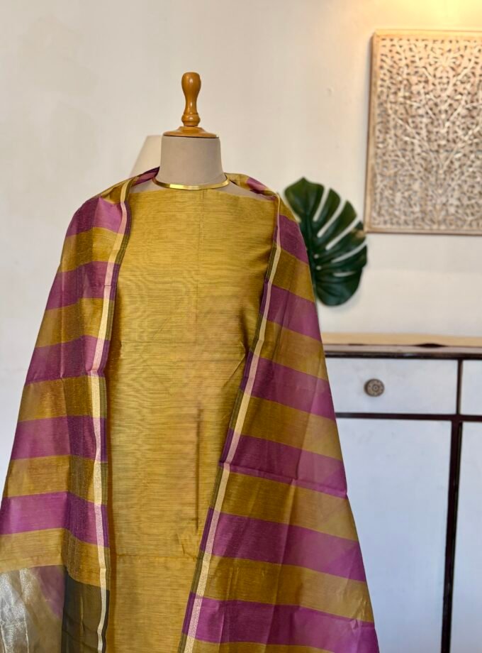 Dola Chanderi Salwars by Ikhtirah