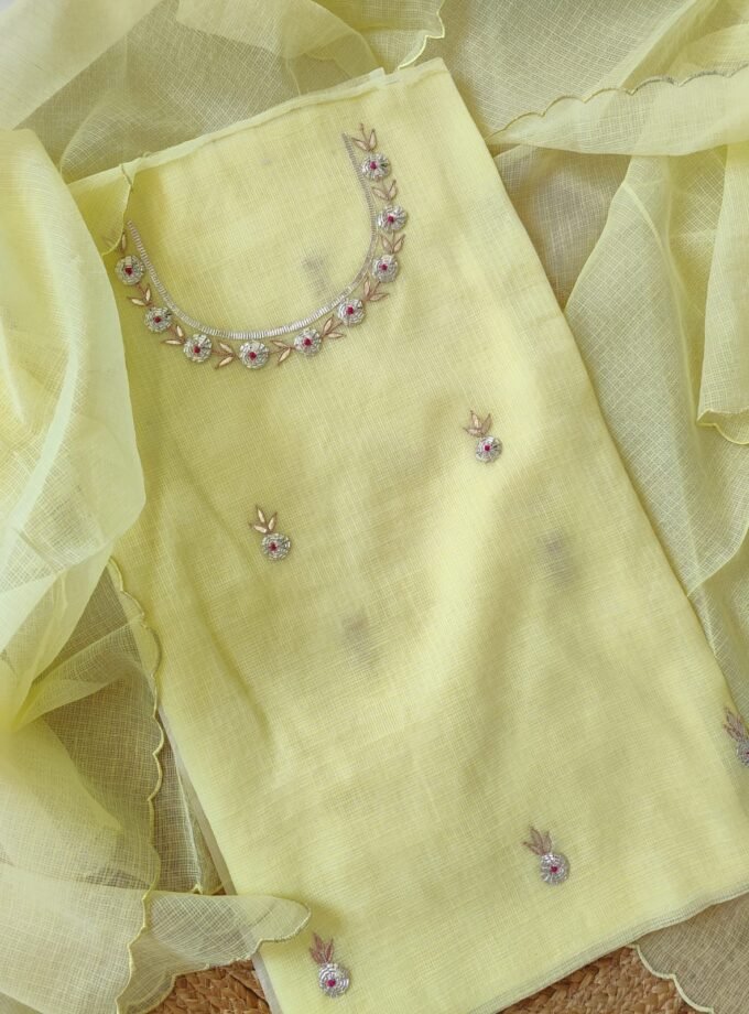 Hand Katcha Gota Patti Worked Kota Doriya Salwars by Ikhtirah