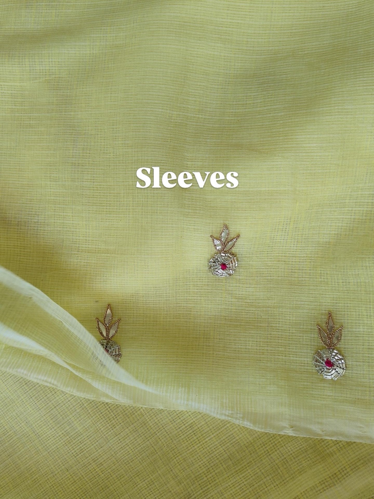 Hand Katcha Gota Patti Worked Kota Doriya Salwars by Ikhtirah - Image 3