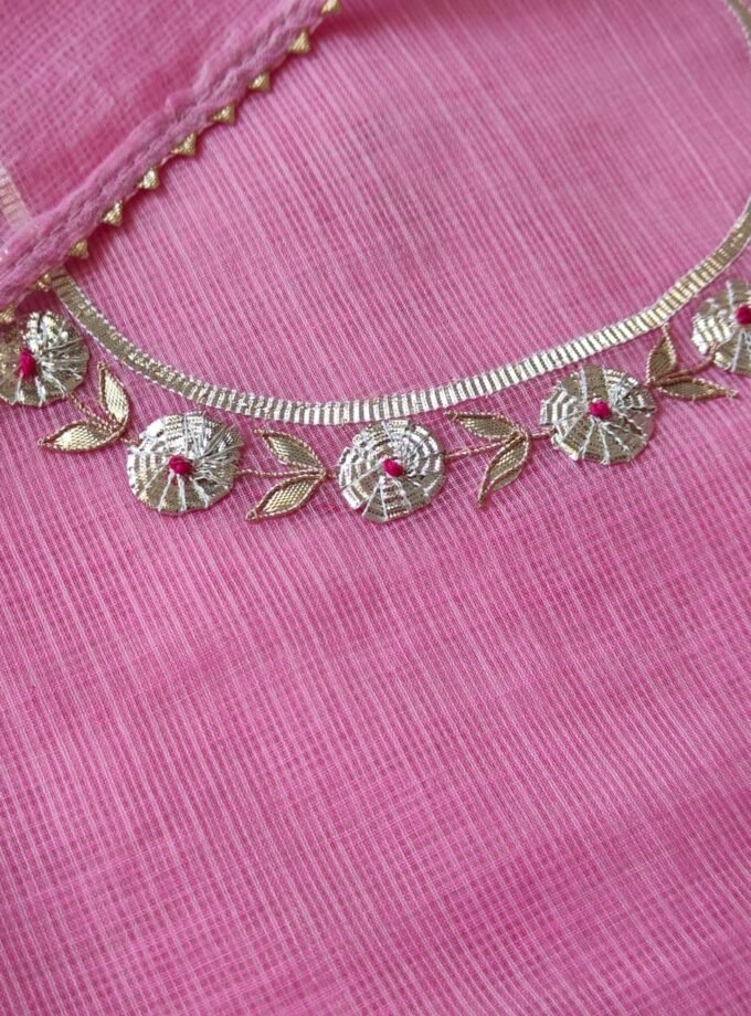 Hand Katcha Gota Patti Worked Kota Doriya Salwars by Ikhtirah