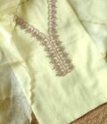 Gota patti Hand Worked Kota by Kota Salwars by Ikhtirah (lime yellow)