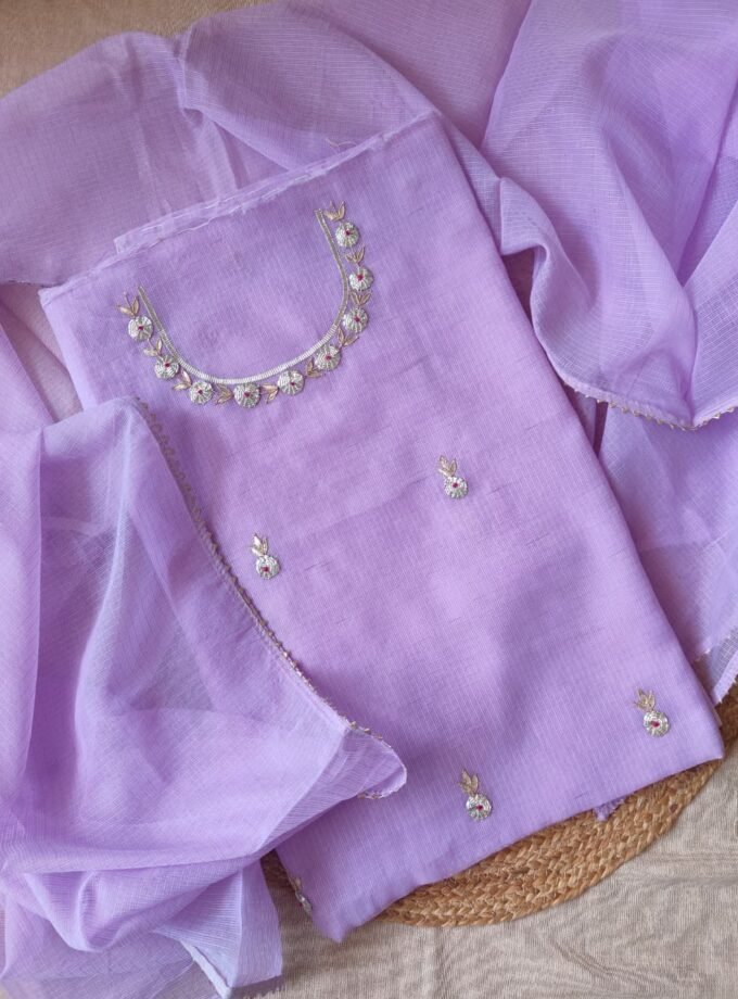 Hand Katcha Gota Patti Worked Kota Doriya Salwars by Ikhtirah