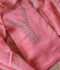 Gota patti Hand Worked Kota by Kota Salwars by Ikhtirah (Peachish)