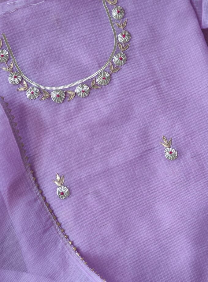 Hand Katcha Gota Patti Worked Kota Doriya Salwars by Ikhtirah