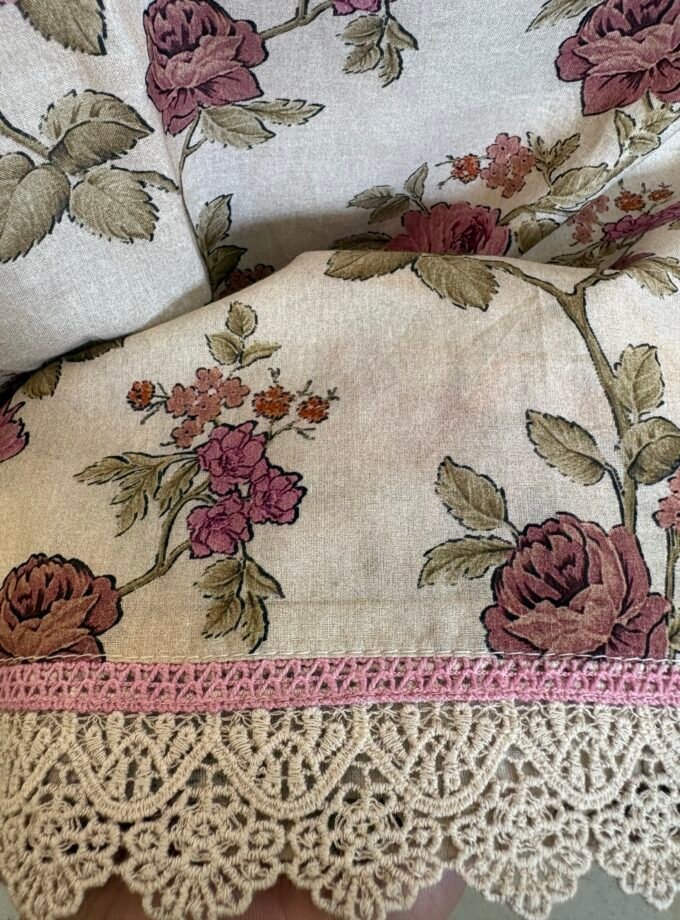 Floral Pure Glaze Cotton and Hand Highlighted Salwars by Ikhtirah