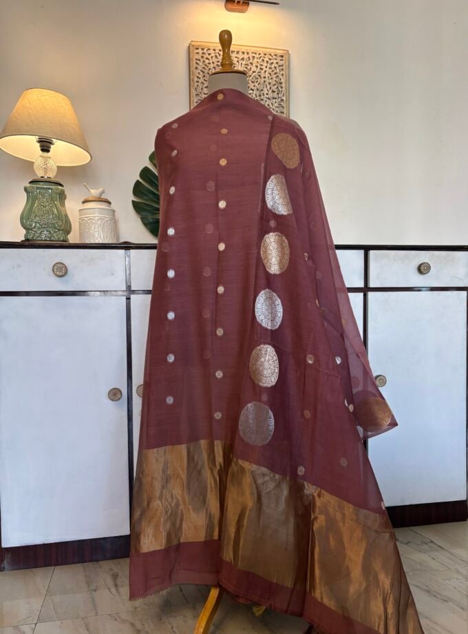 Handloom Pure Mul Chanderi Silk Salwars by Ikhtirah