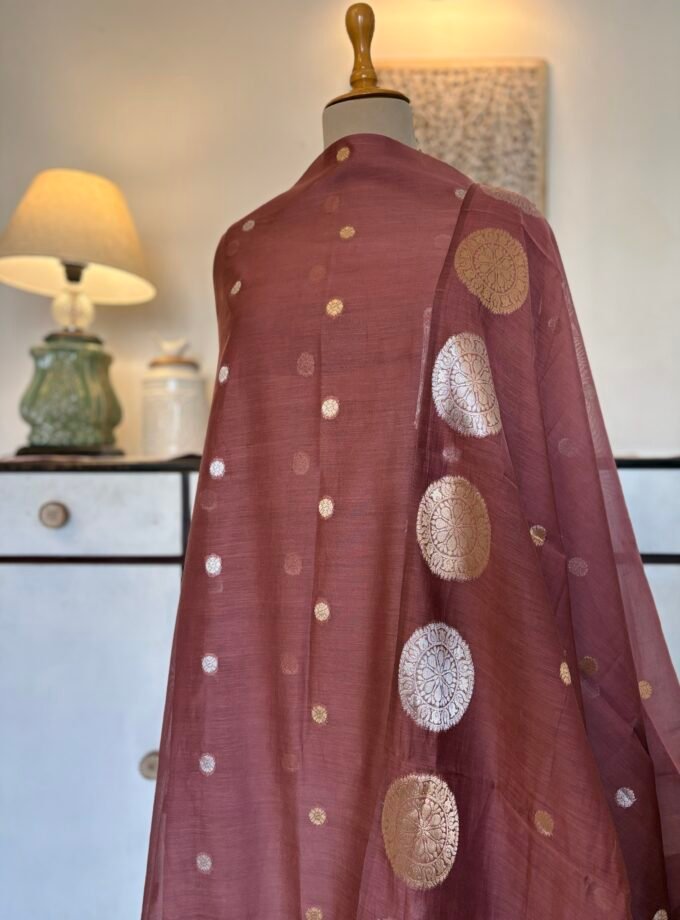 Handloom Pure Mul Chanderi Silk Salwars by Ikhtirah