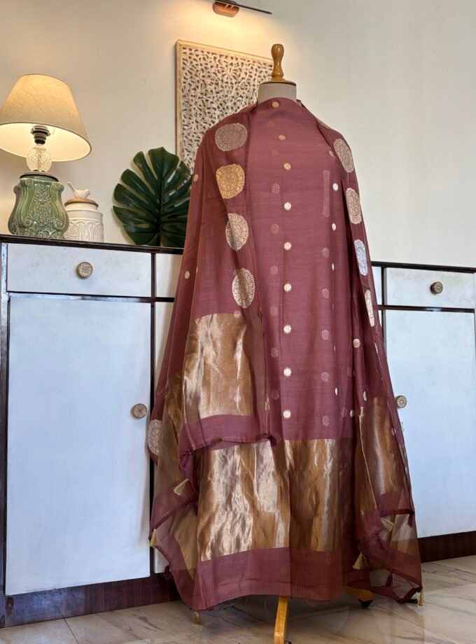 Handloom Pure Mul Chanderi Silk Salwars by Ikhtirah