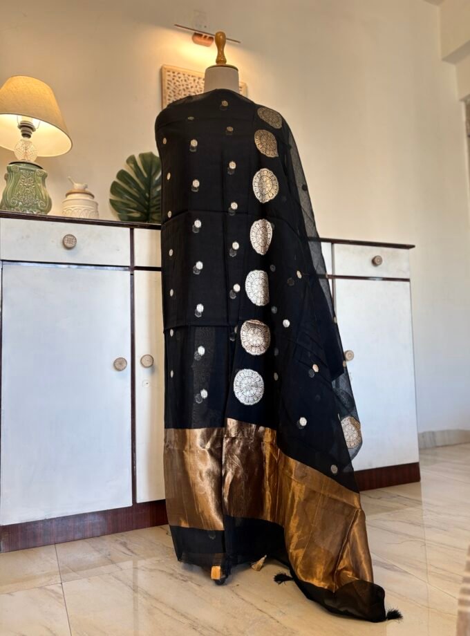 Handloom Pure Mul Chanderi Silk Salwars by Ikhtirah