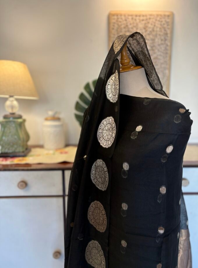 Handloom Pure Mul Chanderi Silk Salwars by Ikhtirah