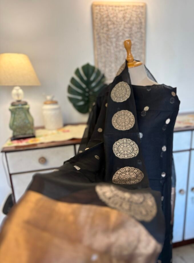 Handloom Pure Mul Chanderi Silk Salwars by Ikhtirah